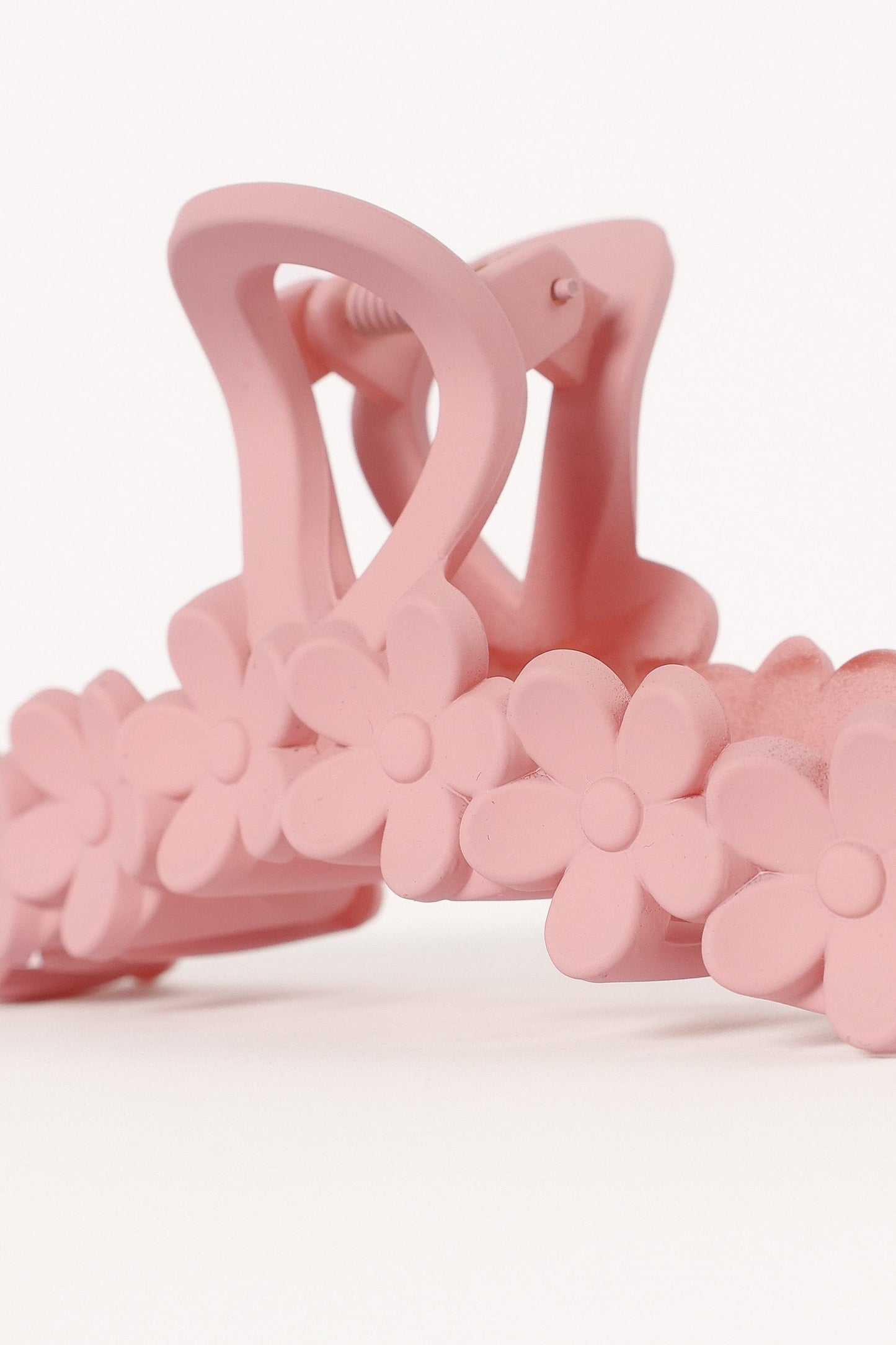Annie Floral Hair Clip - Pink