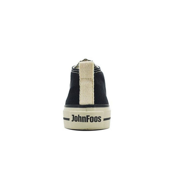 Zapatilla John Foos 164 Flashback Negro De Mujer