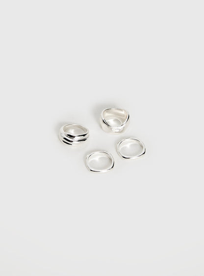 Crowded Room Ring Pack Silver