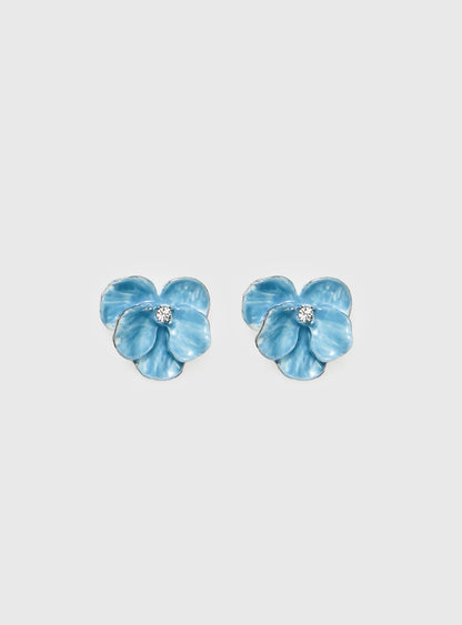 Emaline Earrings Blue