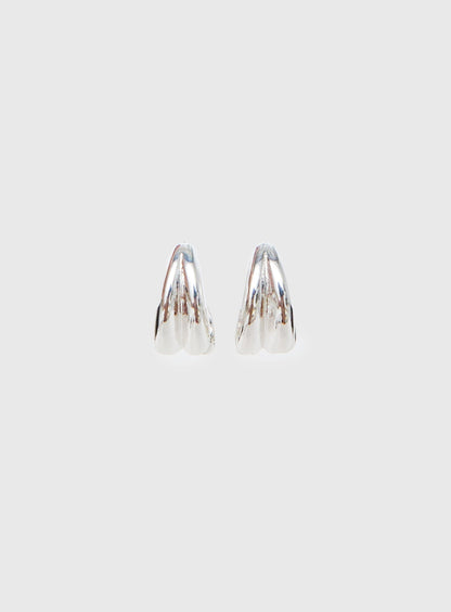 Film Noir Earrings Silver