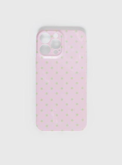What You Wanted Iphone Case Pink Polka