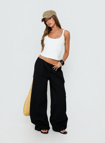 Lunea Concealed Waistband Pants Black