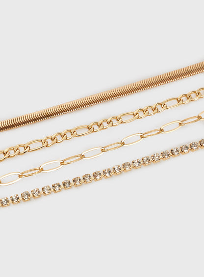 Esmerie Bracelet Set Gold