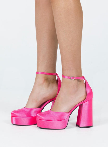Vogel Platform Heels Pink