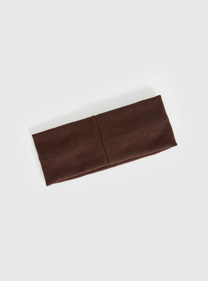 Movie Stars Eyelet Headband Brown