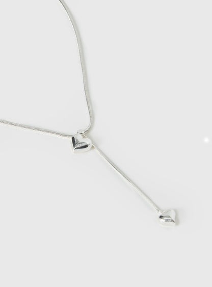 Consideration Necklace Silver