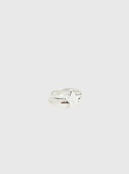 Marcelline Star Ring Silver