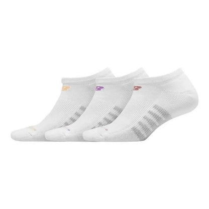 3 Pack Invisible New Balance N5010-362-3 Wht X3 No Show T de Mujer