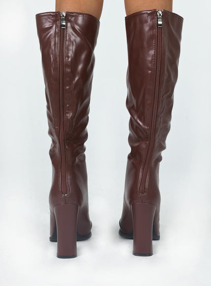 Keeley Boots Matte Brown