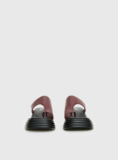 Therapy Finale Platform Sandals Red