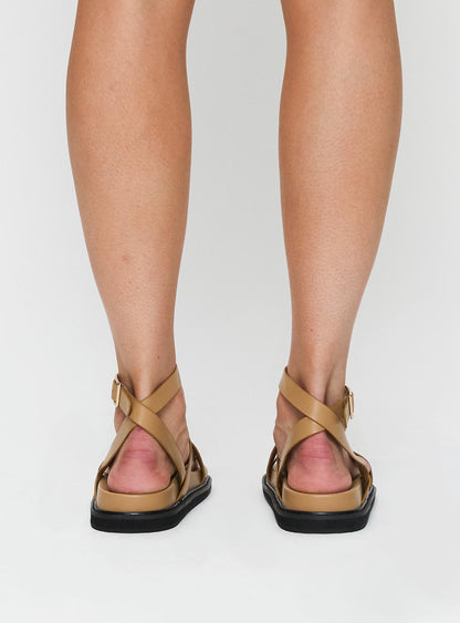 Vikas Sandals Tan
