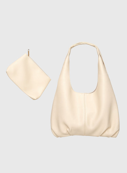 Zenia Shoulder Bag Bone