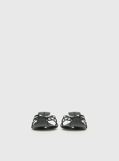 For The Rush Kitten Heels Black Polka