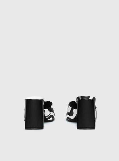 Sunset Boulevard Heels Zebra