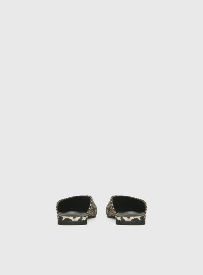 Therapy Gabbi Flats Leopard Satin