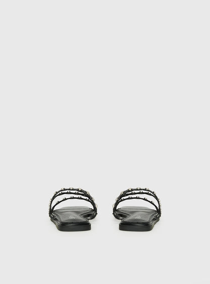 Therapy Gunner Stud Slides Black