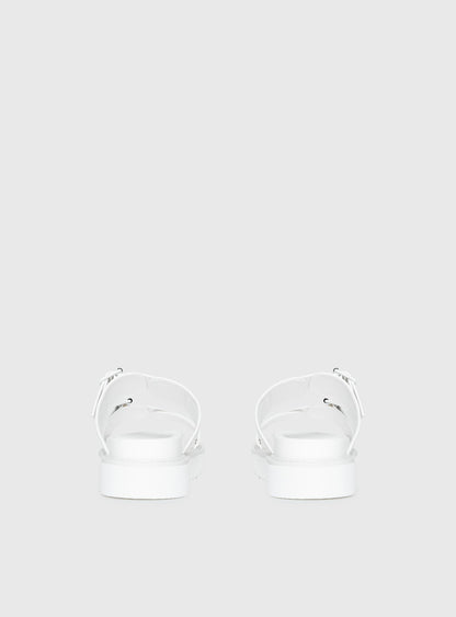 Ma Belle Sandals All White
