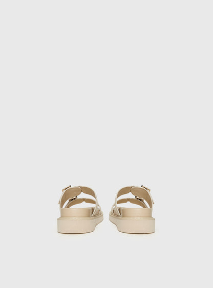 Roxxie Sandals Beige Linen