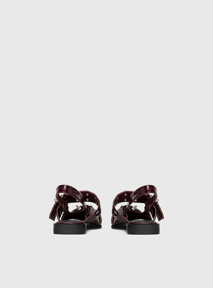 Therapy Matilda Flats Cherry Croc
