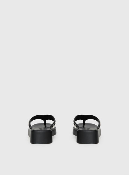 Paislee Stud Detail Sandals Black