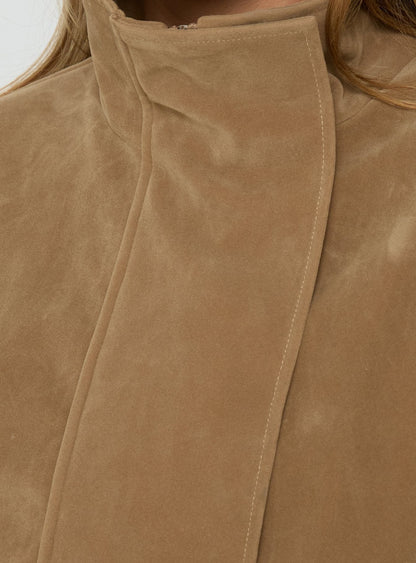 Tayne Funnel Neck Jacket Caramel