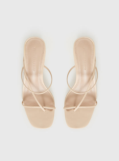 The Becka Heels Beige