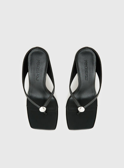 Two Summers Wedge Heels Black