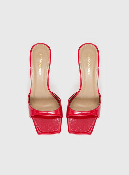 Caroline Heels Red