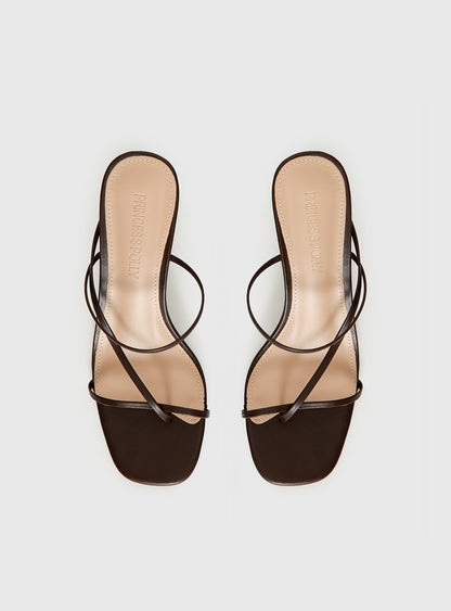 The Becka Heels Chocolate