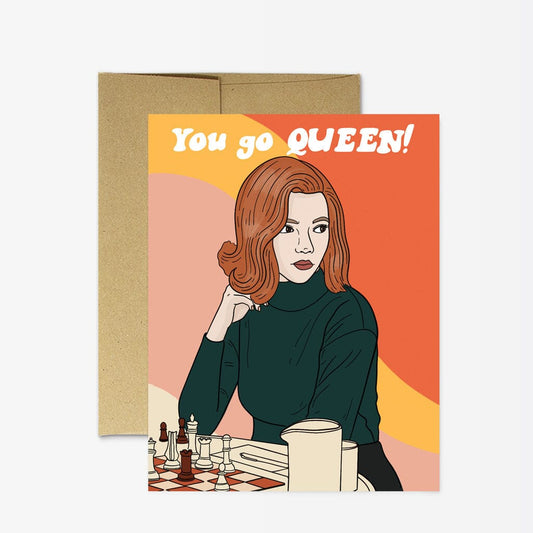 Chess Queen Card