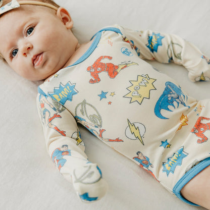 Long Sleeve Bodysuit - Justice League