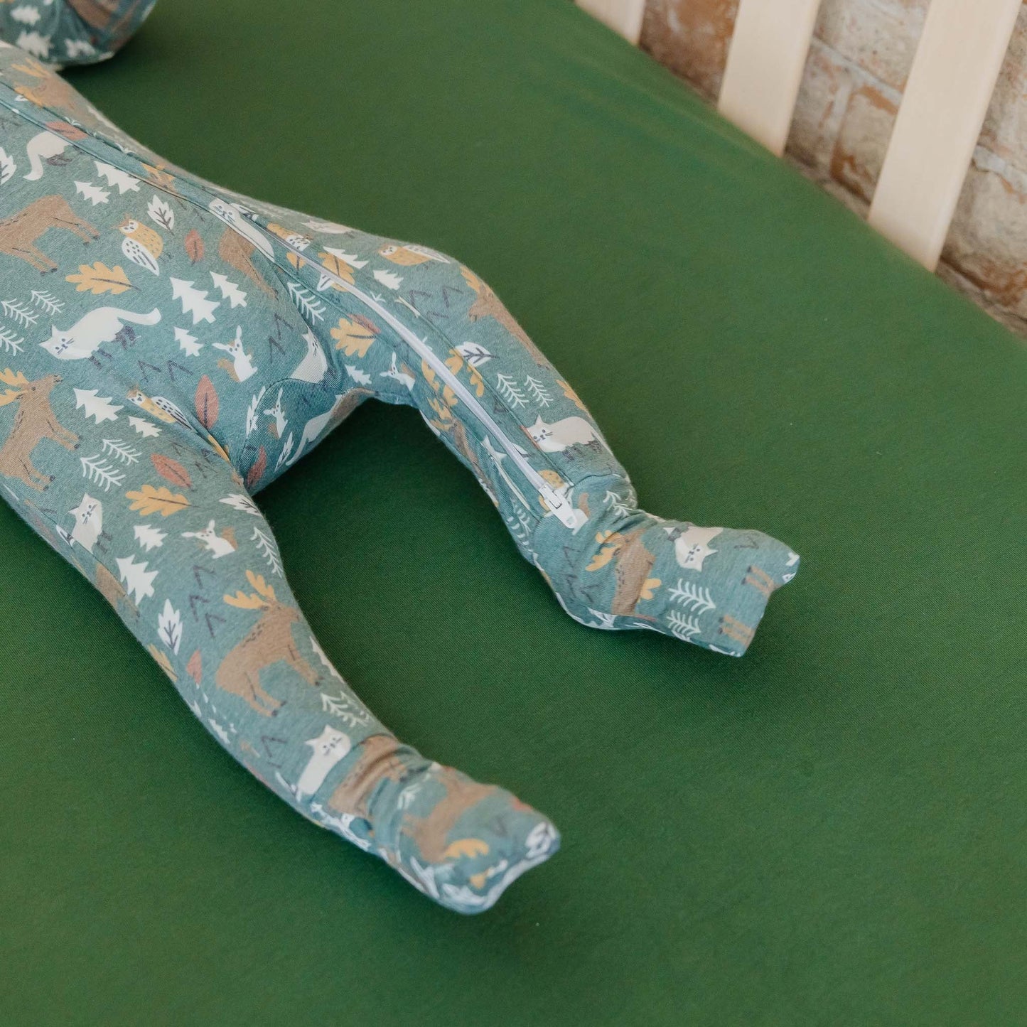 Convertible Zip-Up Footie Pajama - Atwood