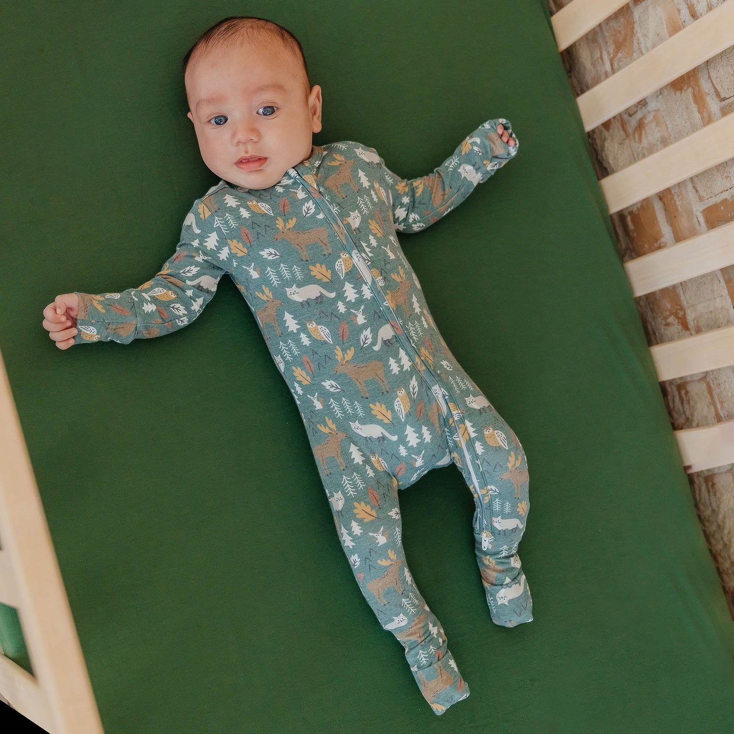 Convertible Zip-Up Footie Pajama - Atwood