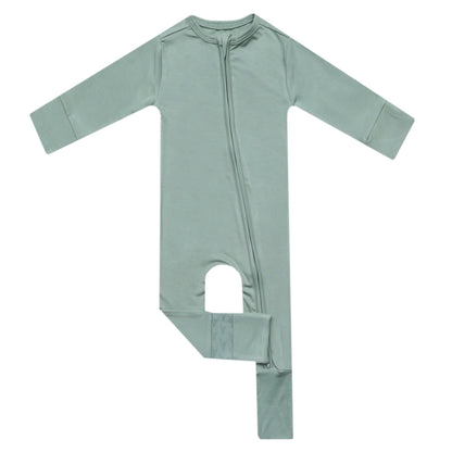Convertible Zip-Up Footie Pajama - Briar