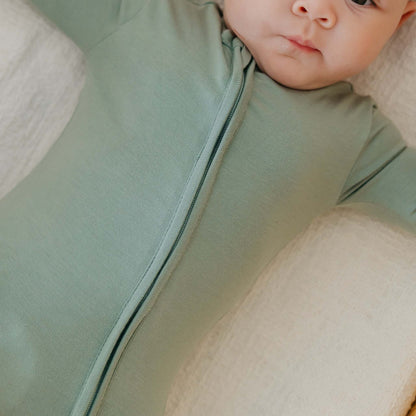 Convertible Zip-Up Footie Pajama - Briar