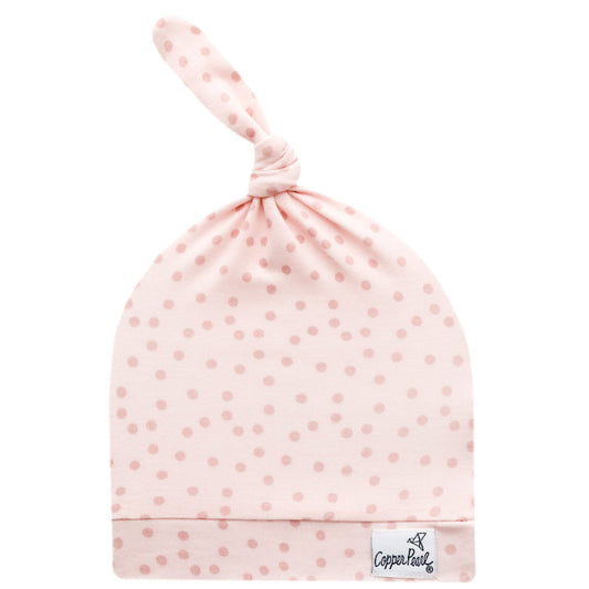Top Knot Hat - Dottie