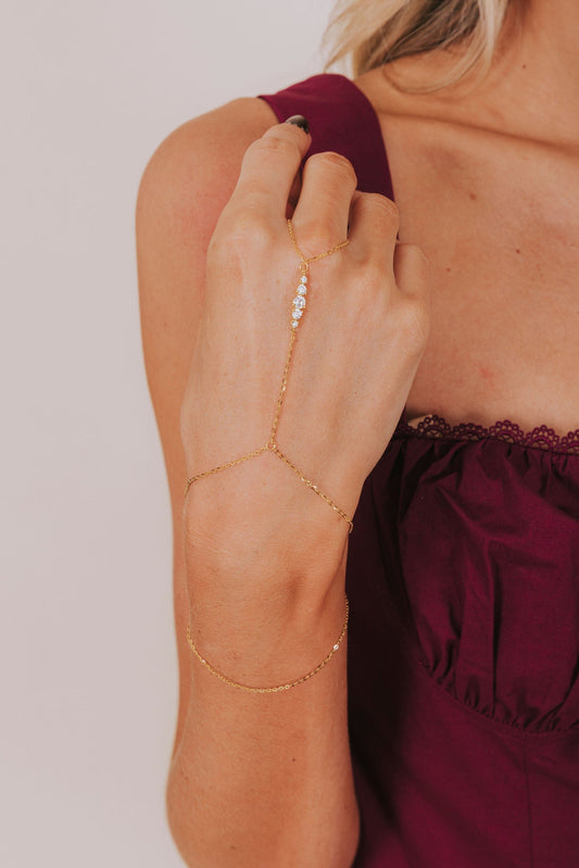 Captivated Hand Chain - 925 Sterling Silver