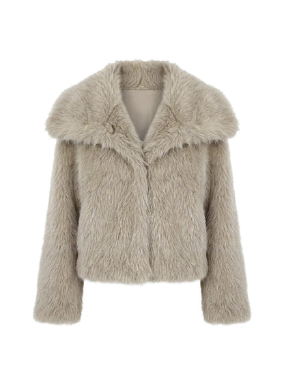 Wayland Faux Fur Jacket Grey