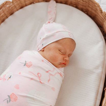 Knit Swaddle Blanket - Adelia