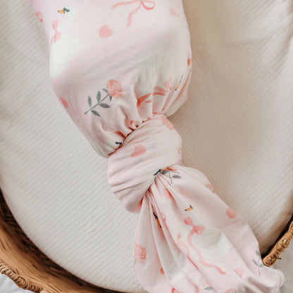 Knit Swaddle Blanket - Adelia