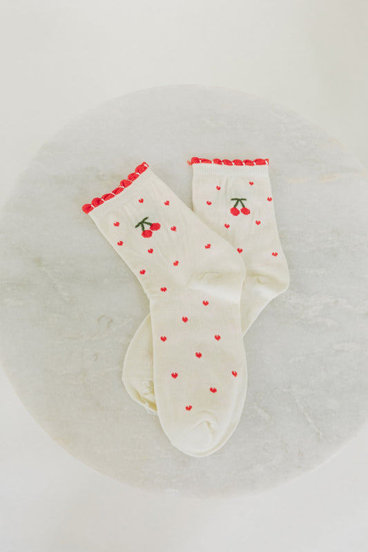 Cherry On Top Socks