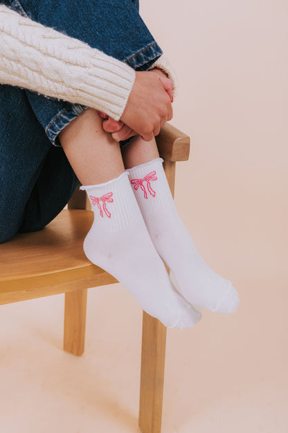 Bow On Top Socks