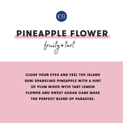 CAPRI BLUE - Pineapple Flower Pattern Play Travel Tin, 8.5 oz