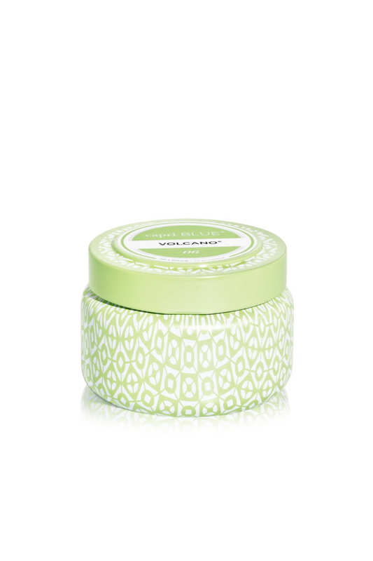 CAPRI BLUE - Volcano Iced Matcha Printed Travel Tin Candle, 8.5 oz