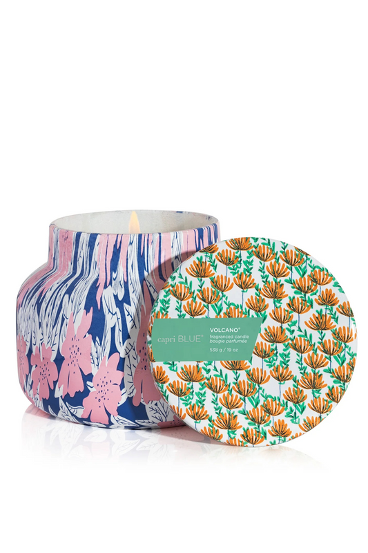 CAPRI BLUE - Volcano Pattern Play Signature Candle, 19 oz