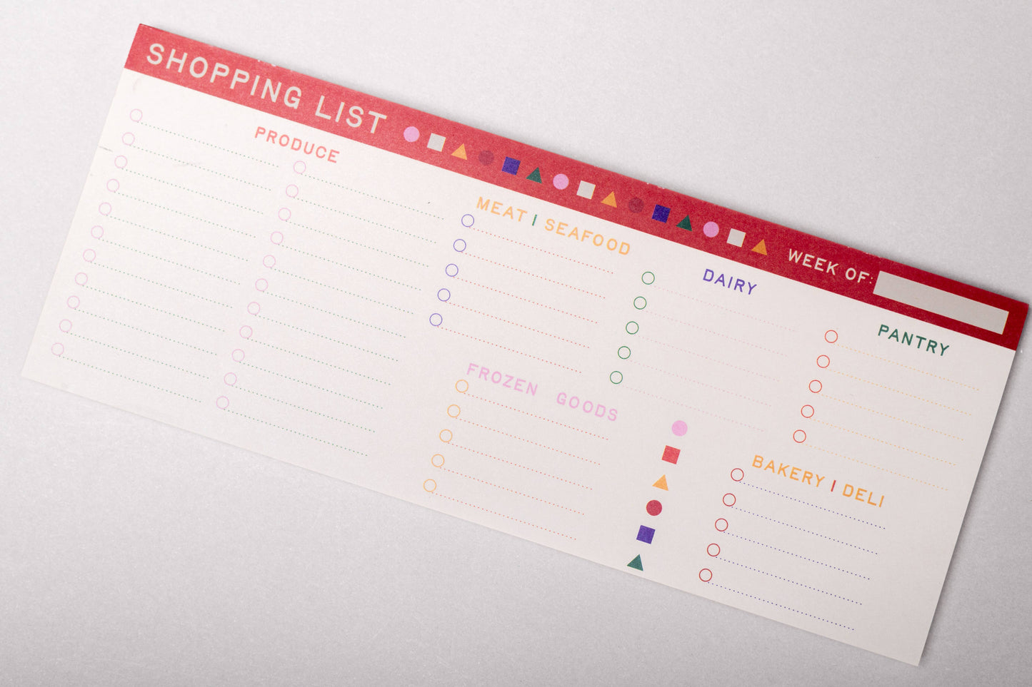 BANDO - Meal Planner and Shopping List Set