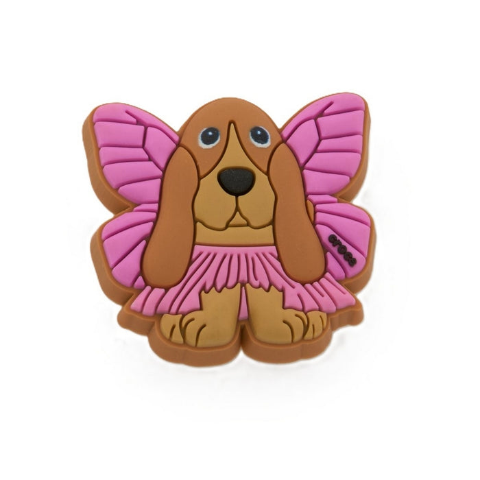 Jibbit Crocs Jibbitz Basset Hound Fairy Unisex