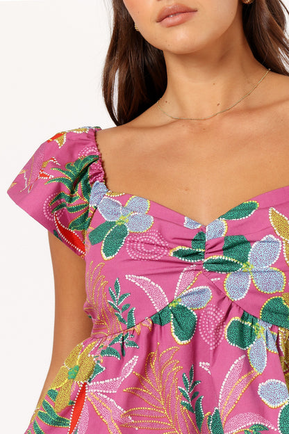 Annalise Top - Pearly Purple