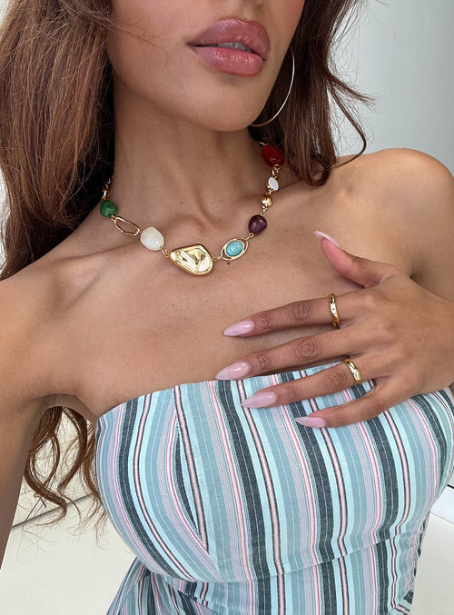 Quincie Necklace Gold